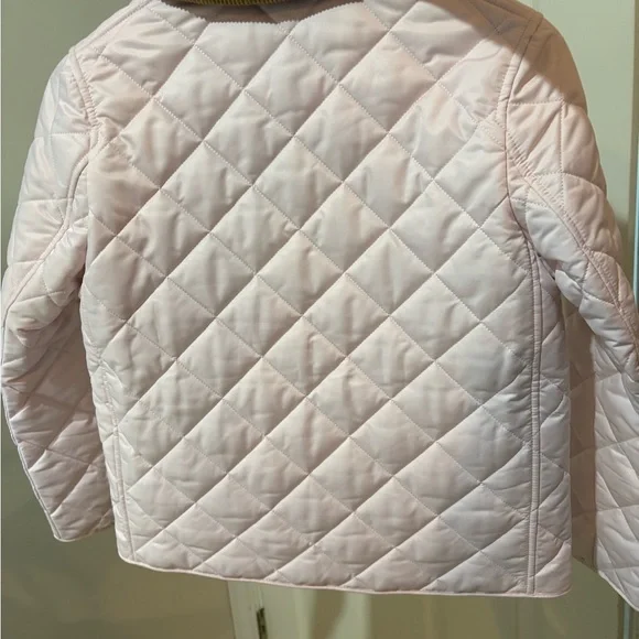 Burberry Kids Light Pink Quilted Puffer Jacket - Picture 2 of 10